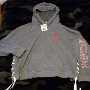 PINK Victoria's Secret lace-up hoodie